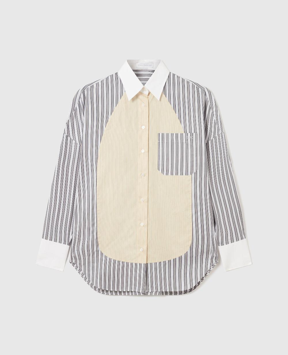 stella Oversized Mixed Stripe Shirt