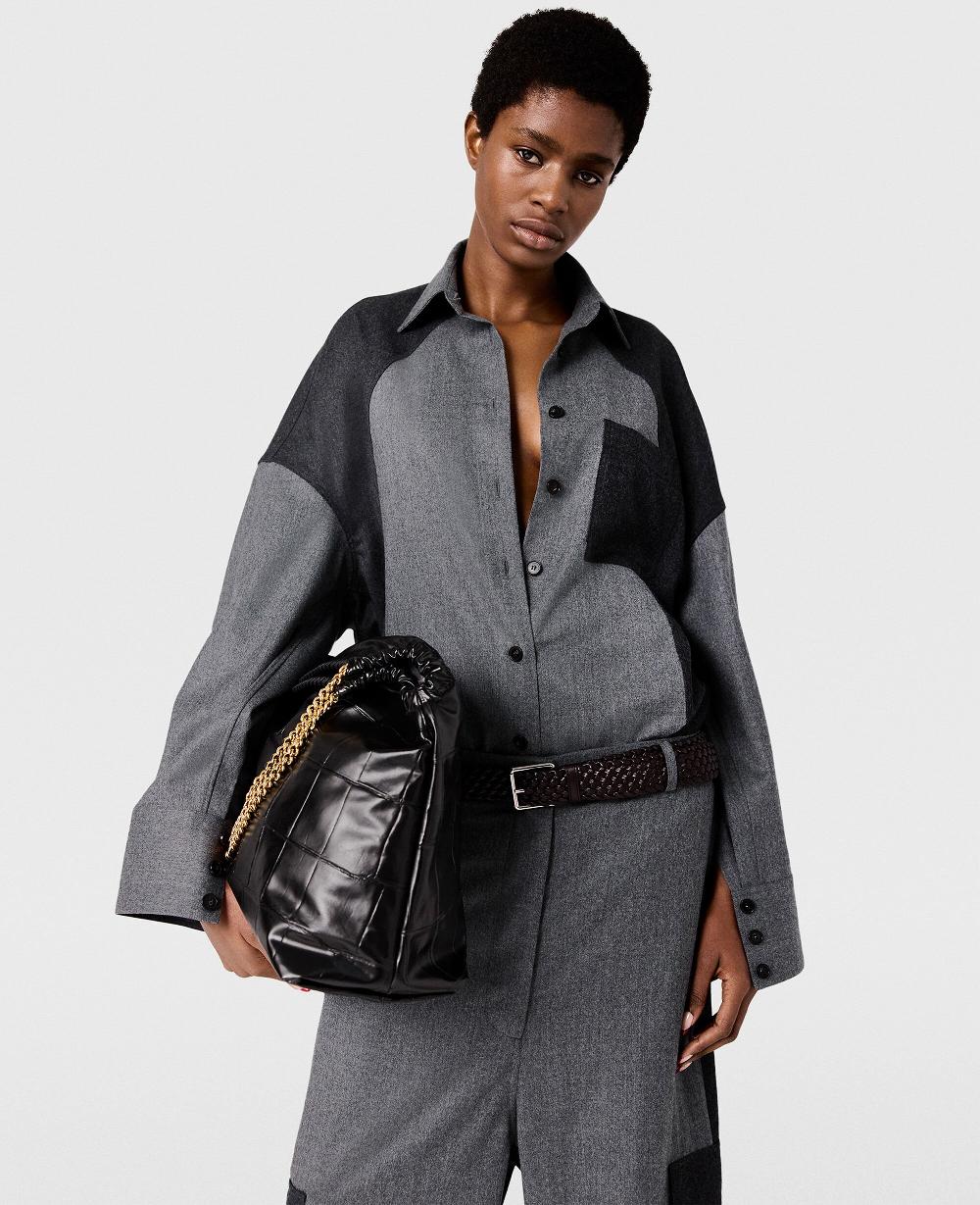 Stella Paneled Oversized Shirt