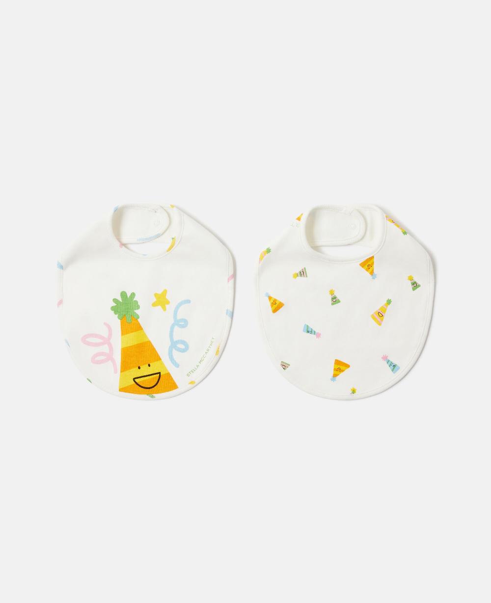 Stella Party Hat Print Bib Set
