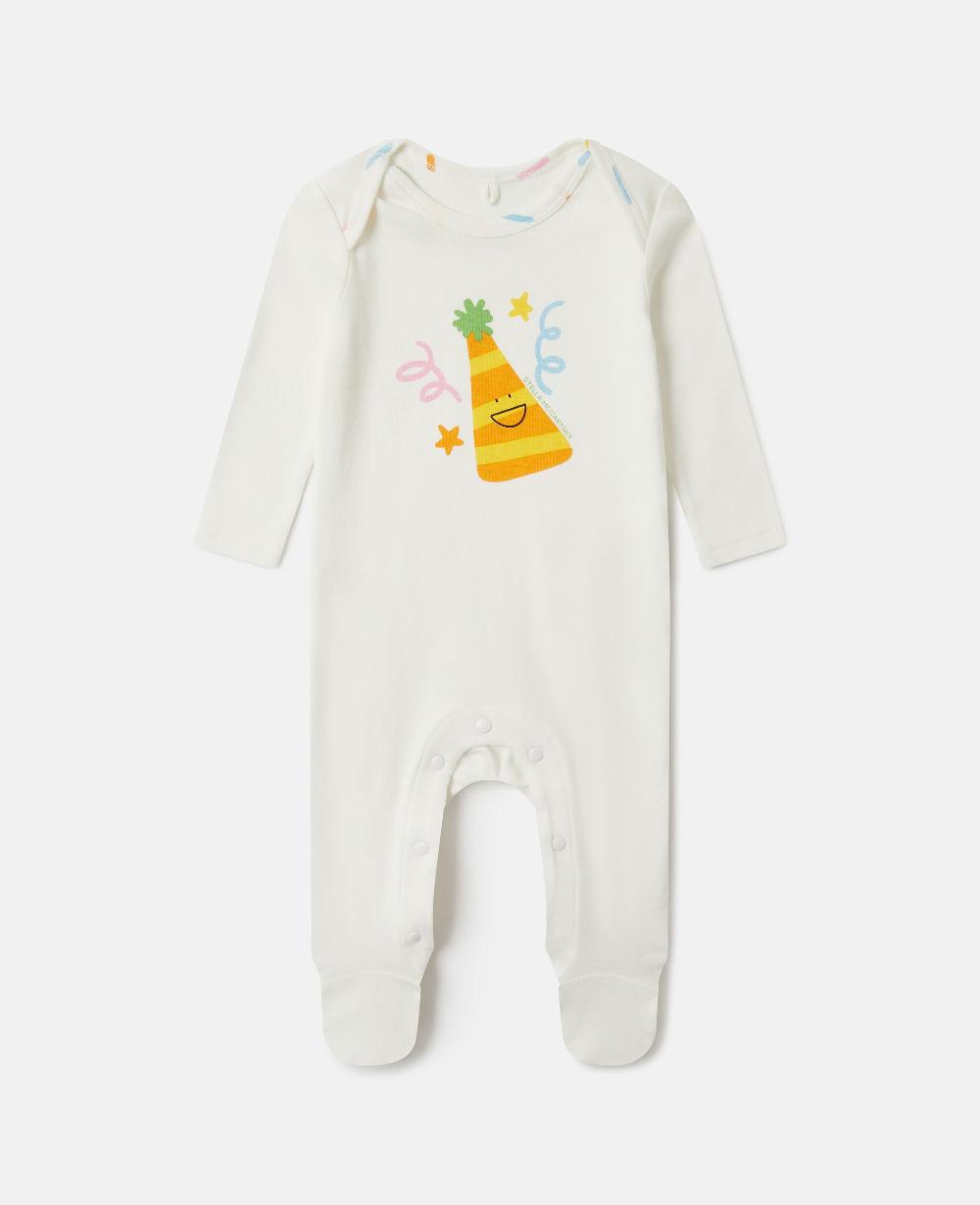 stella Party Hat Print Hat And Romper Set