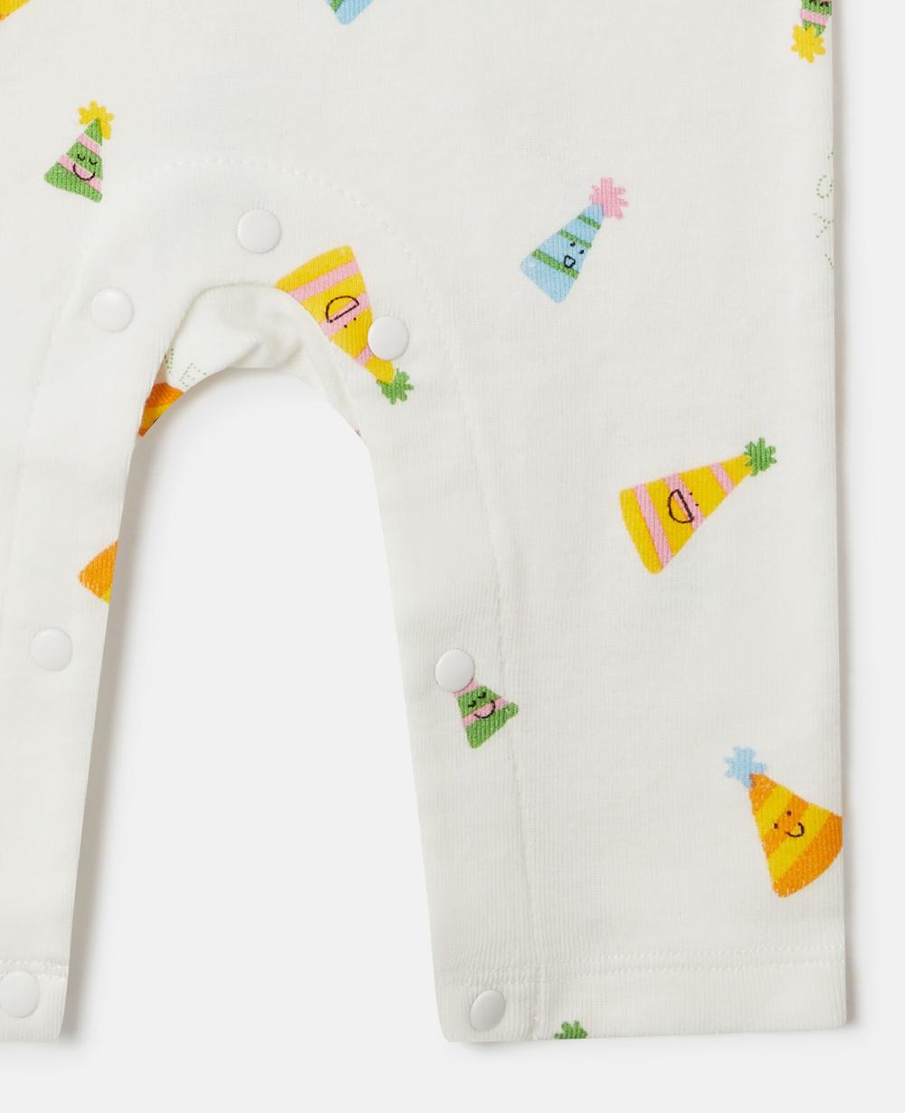 Stella Party Hat Print Romper And All-In-One Set
