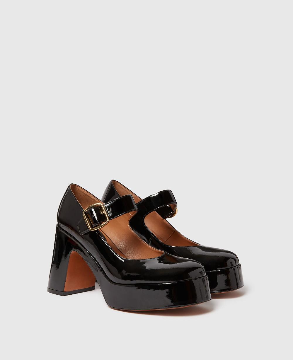 Stella Patent Heeled Mary Janes