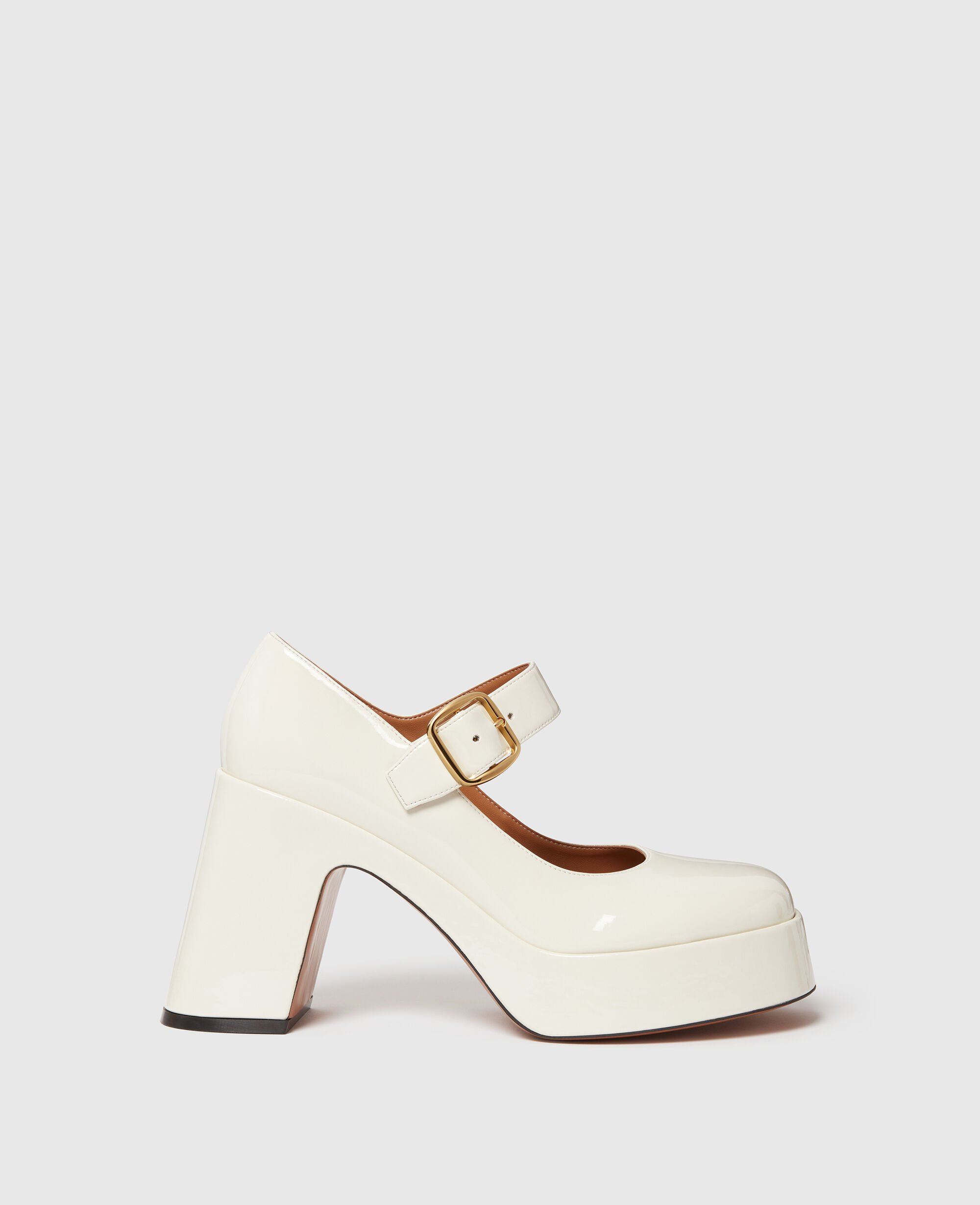 stella Patent Heeled Mary Janes