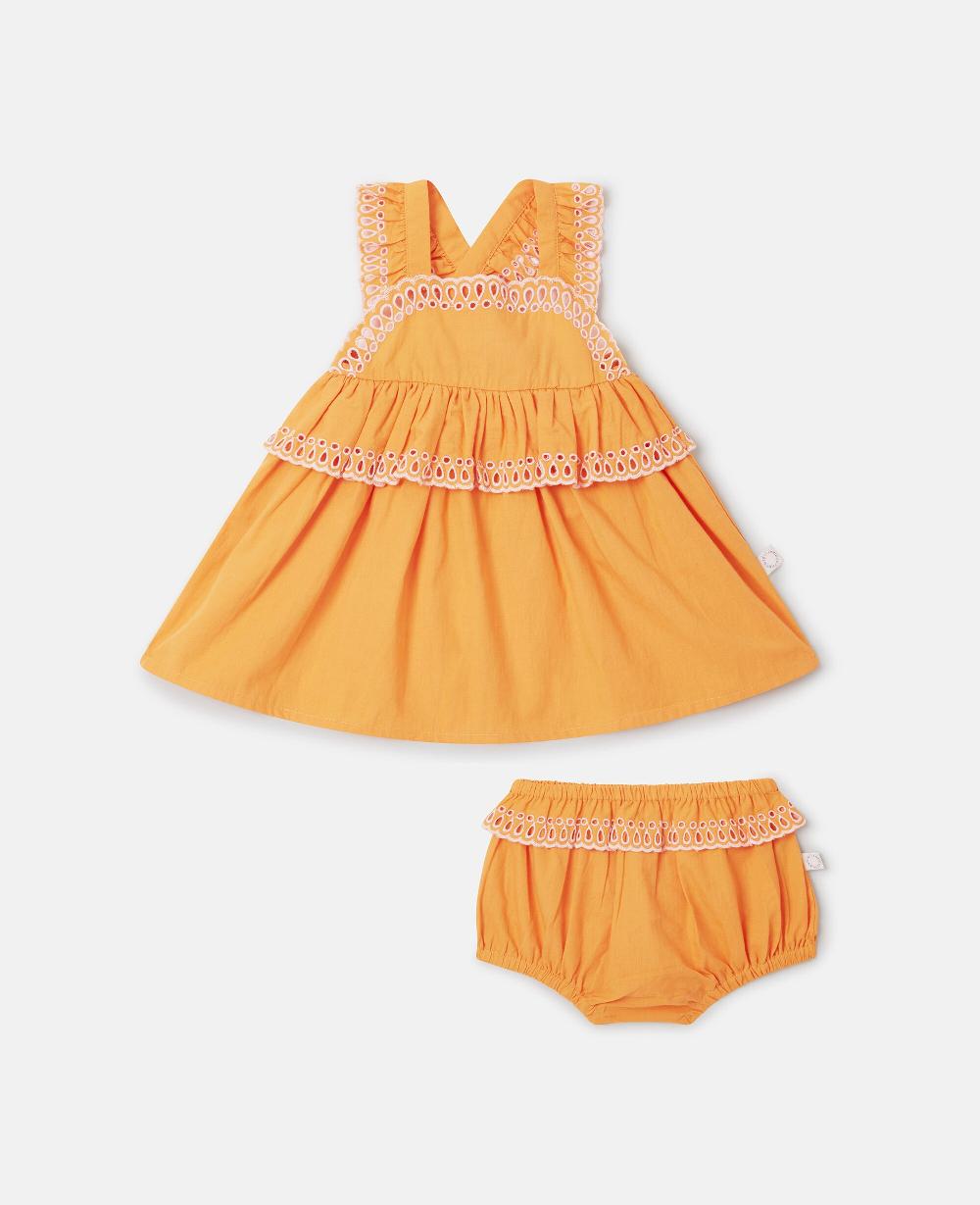 stella Popeline Dress and Bloomers Set