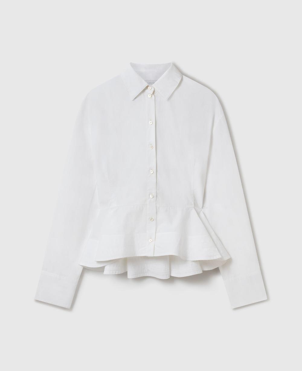 stella Poplin Peplum Shirt