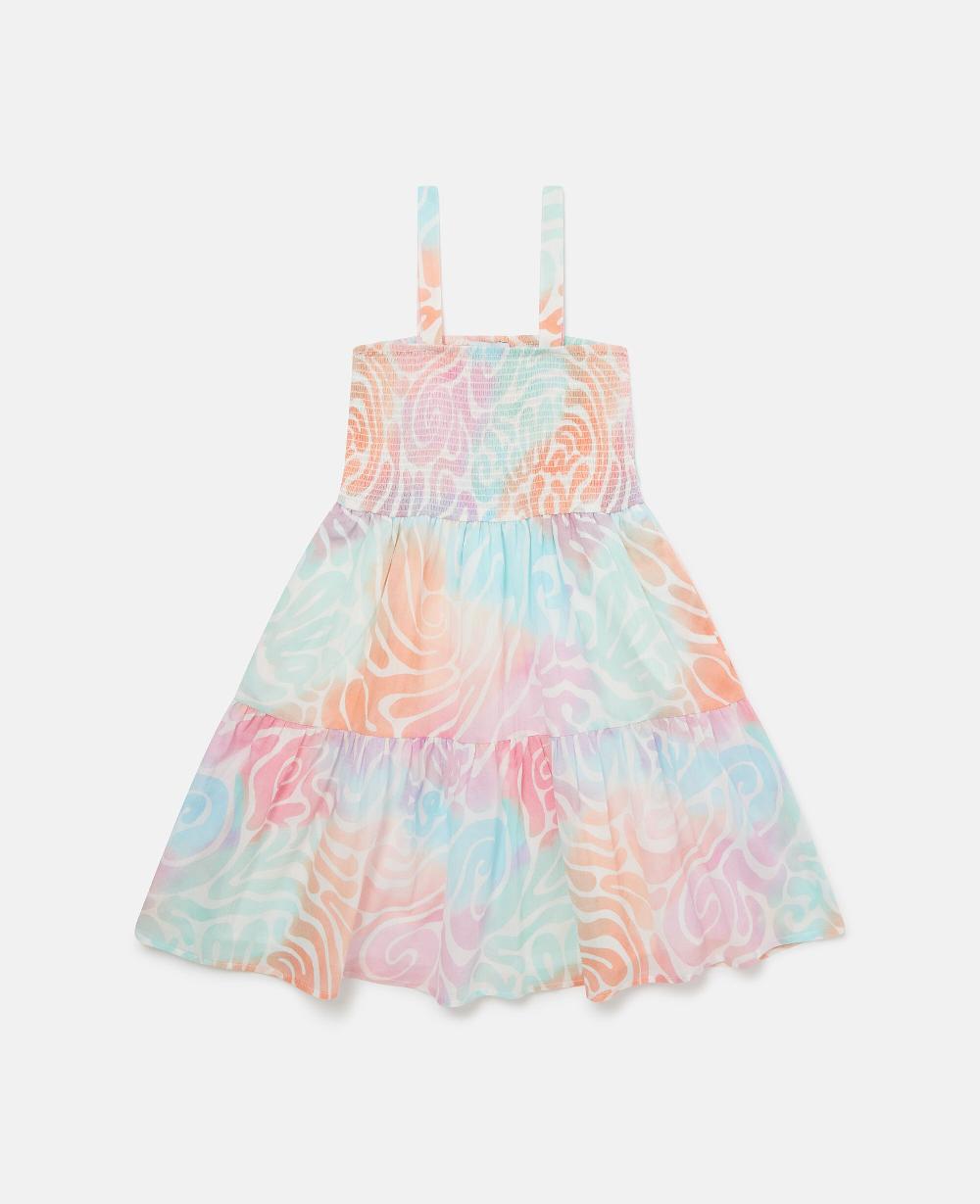 stella Printed Cotton Sundress