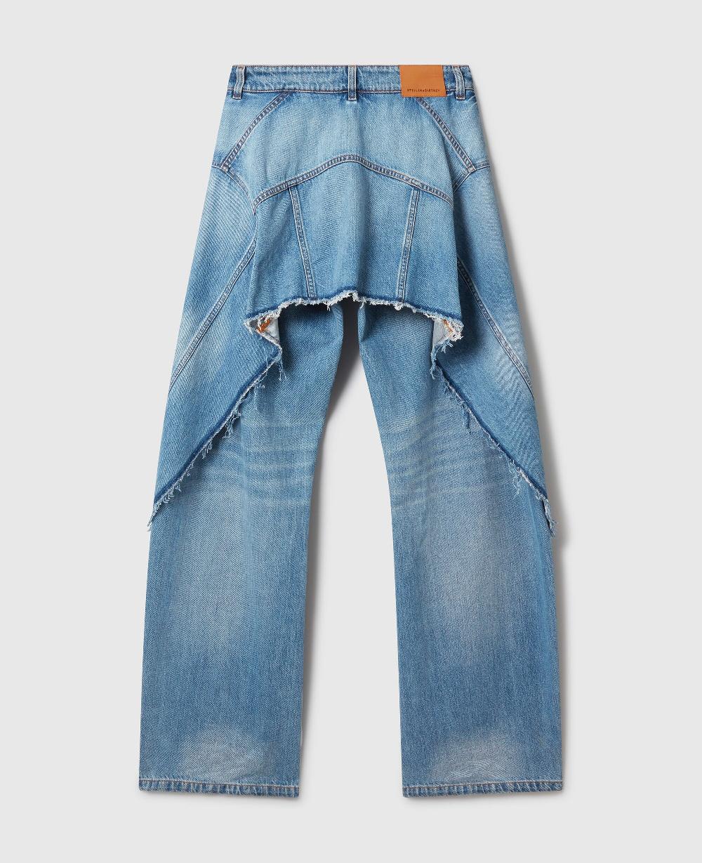 Stella Relaxed Curve Deconstructed Jeans