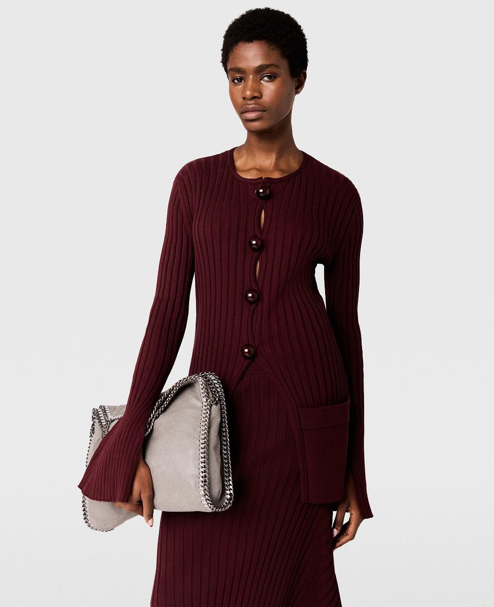 Stella Ribbed Long Sleeved Cardigan