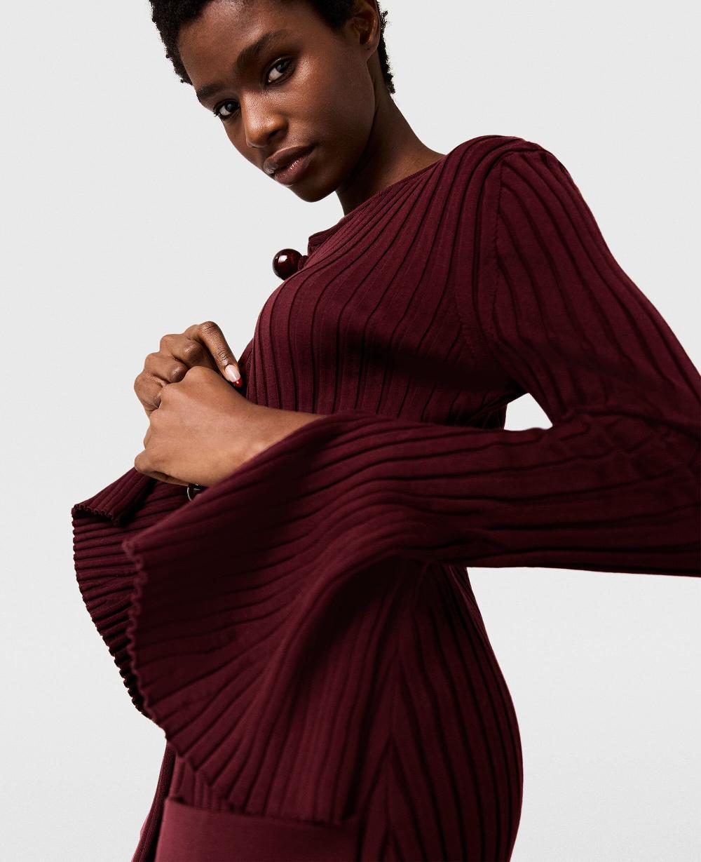 Stella Ribbed Long Sleeved Cardigan