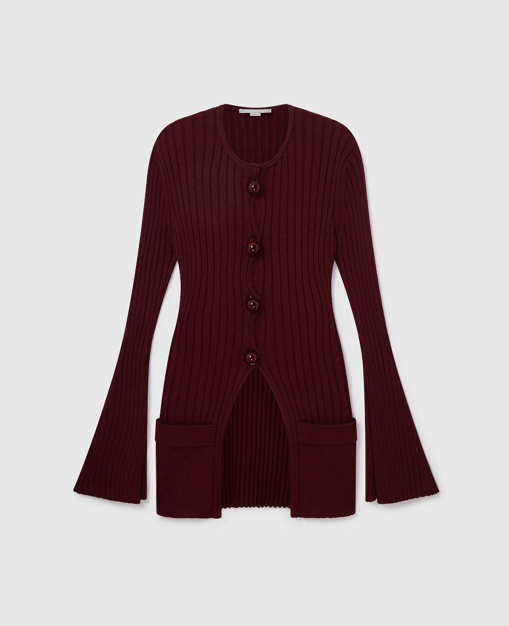 stella Ribbed Long Sleeved Cardigan