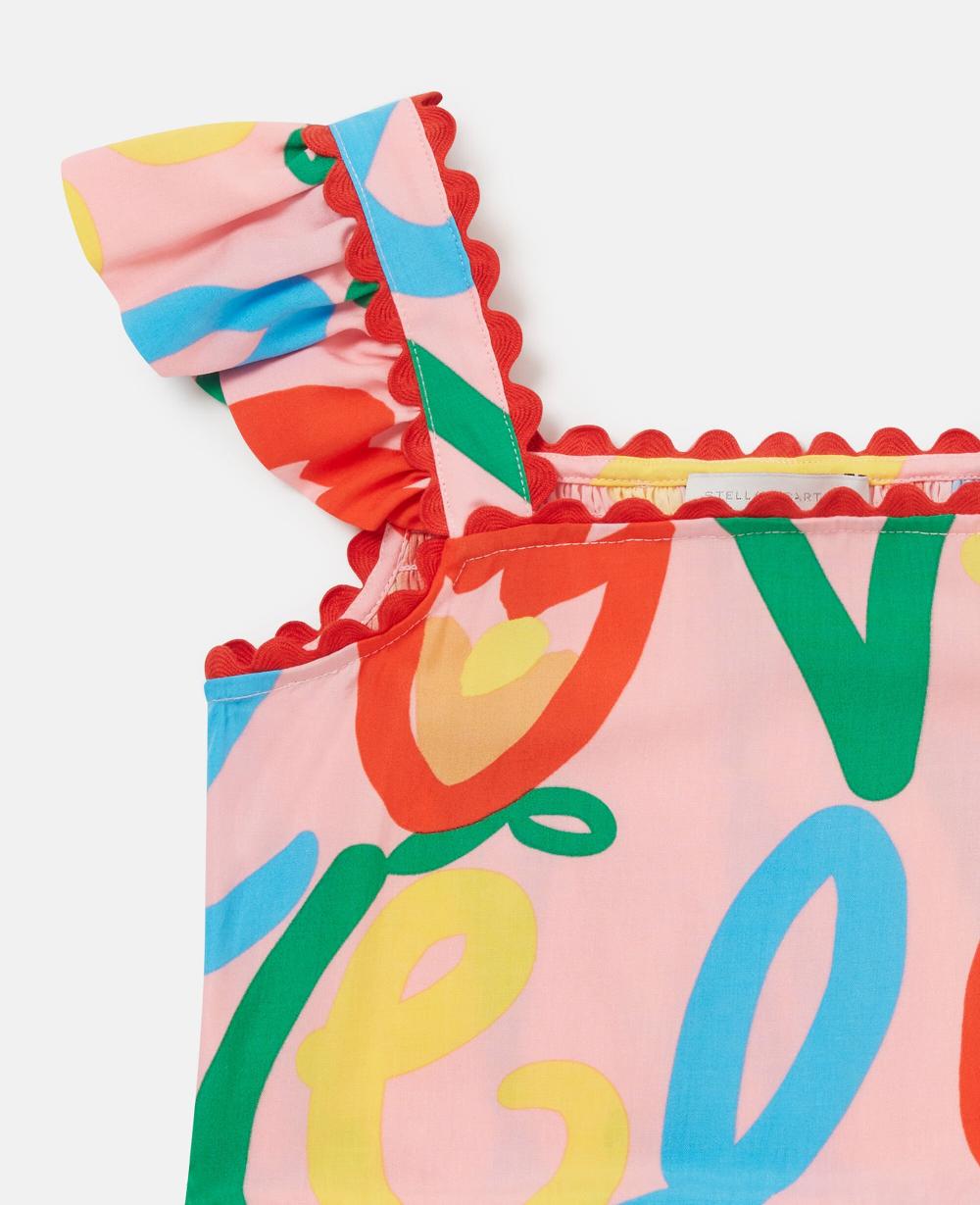 Stella Ruffle Sleeve Graphic Top