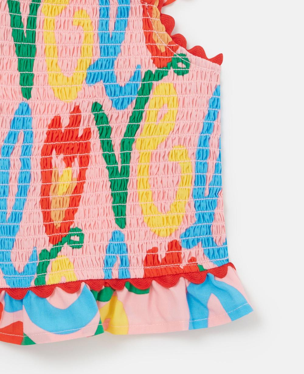 Stella Ruffle Sleeve Graphic Top