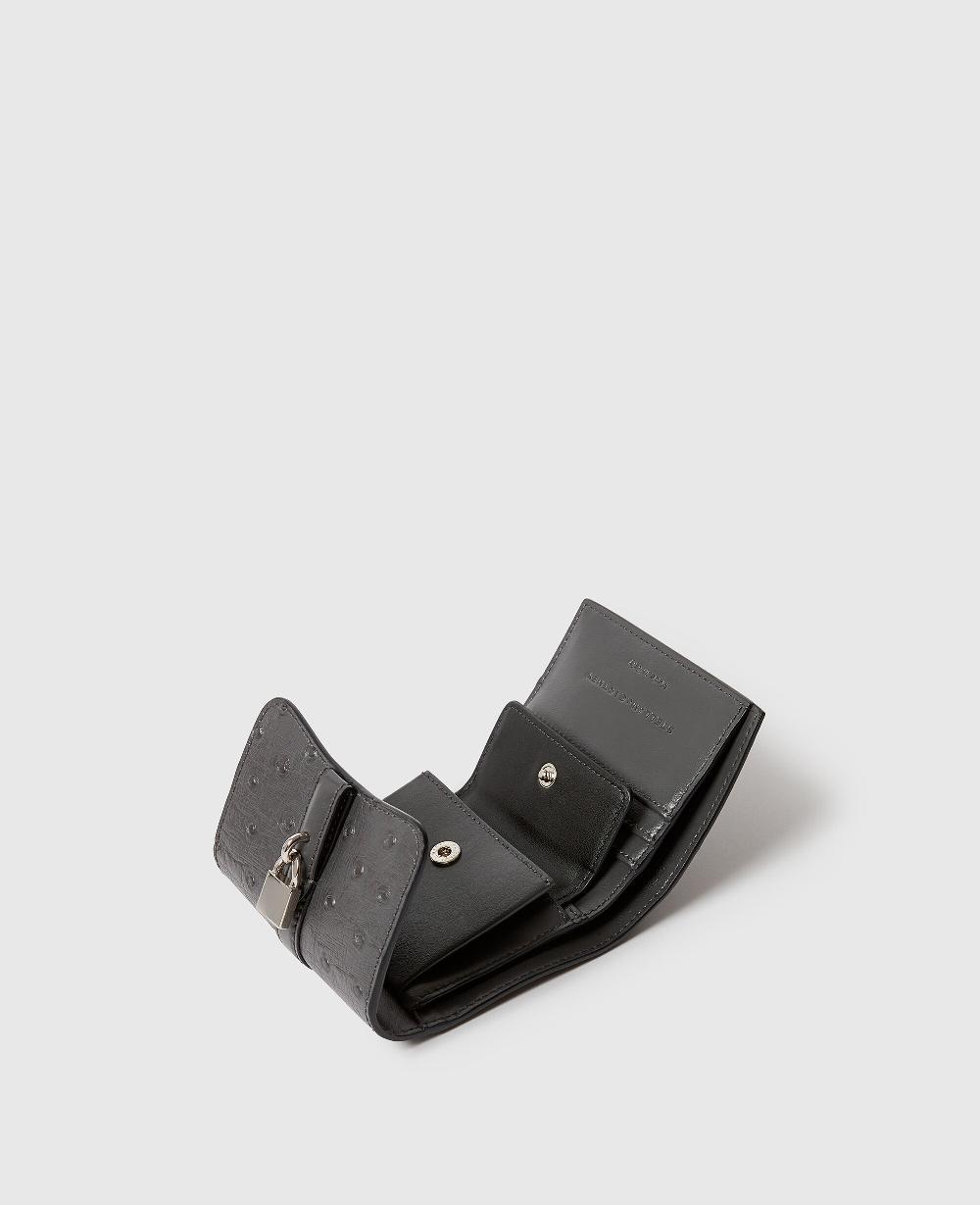 Stella Ryder Ostrich Bi-Fold Wallet