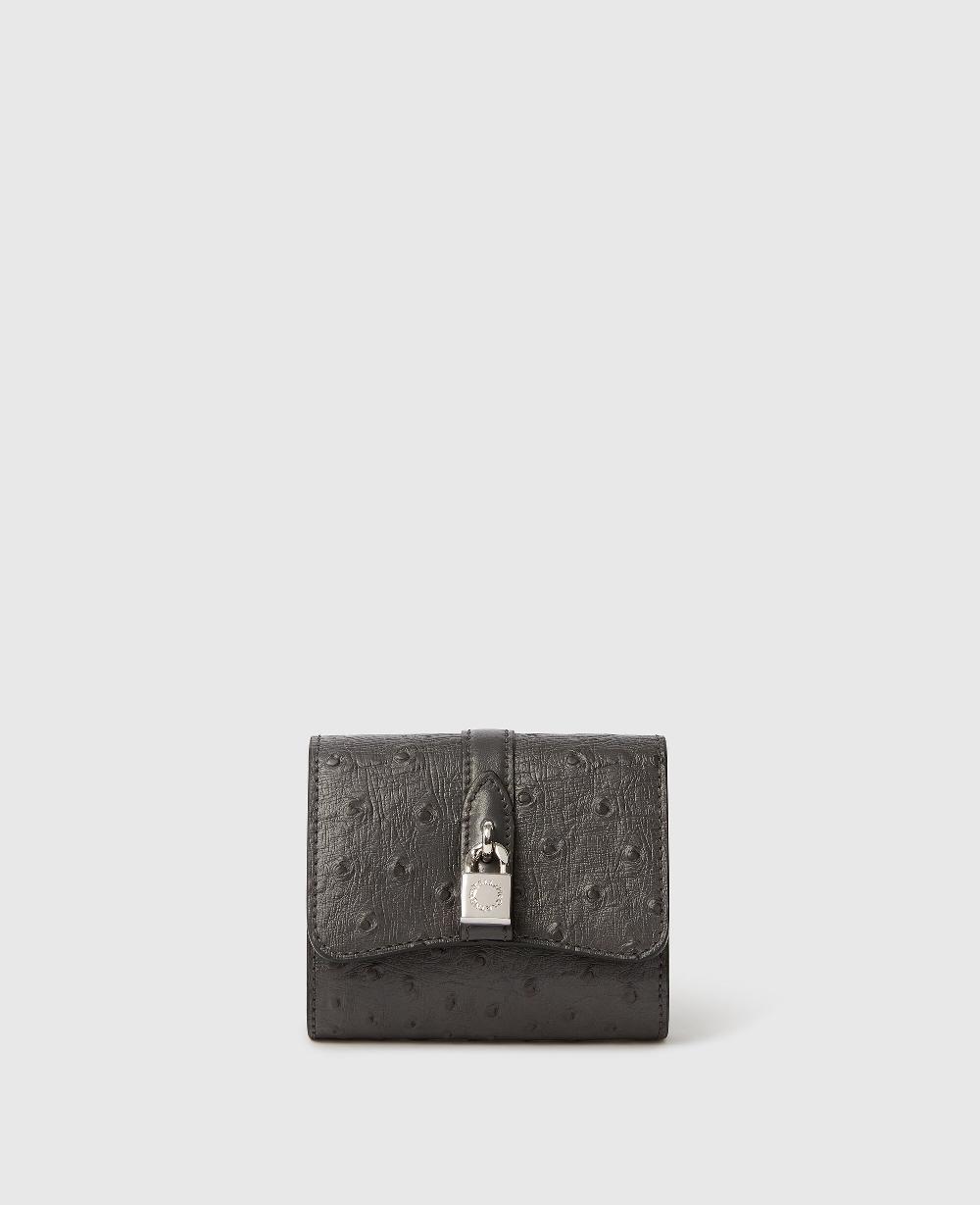 stella Ryder Ostrich Bi-Fold Wallet
