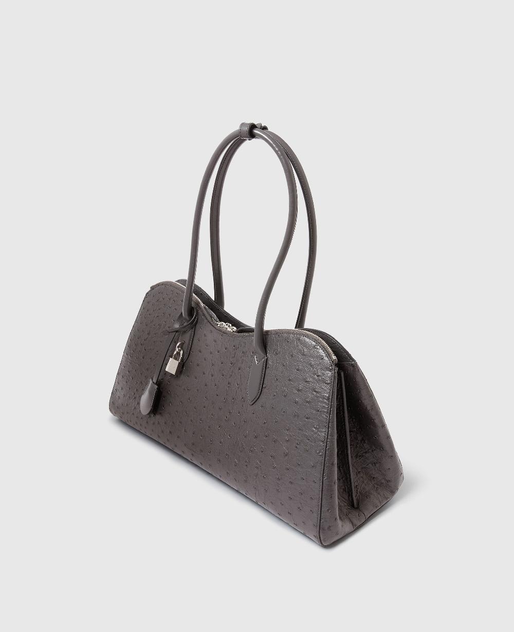 Stella Ryder Ostrich Laptop Tote