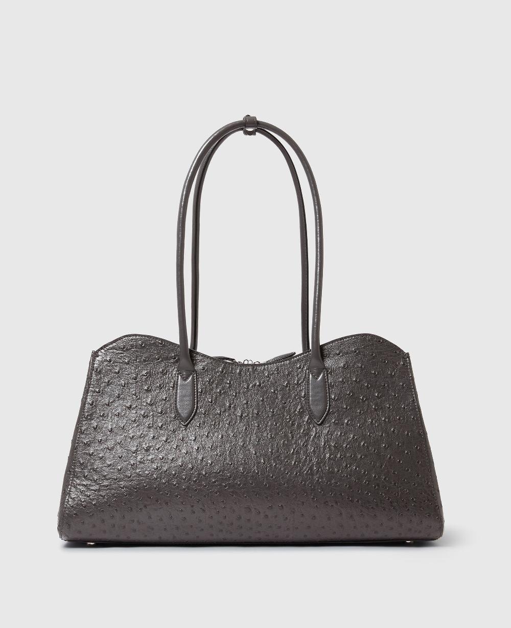 Stella Ryder Ostrich Laptop Tote
