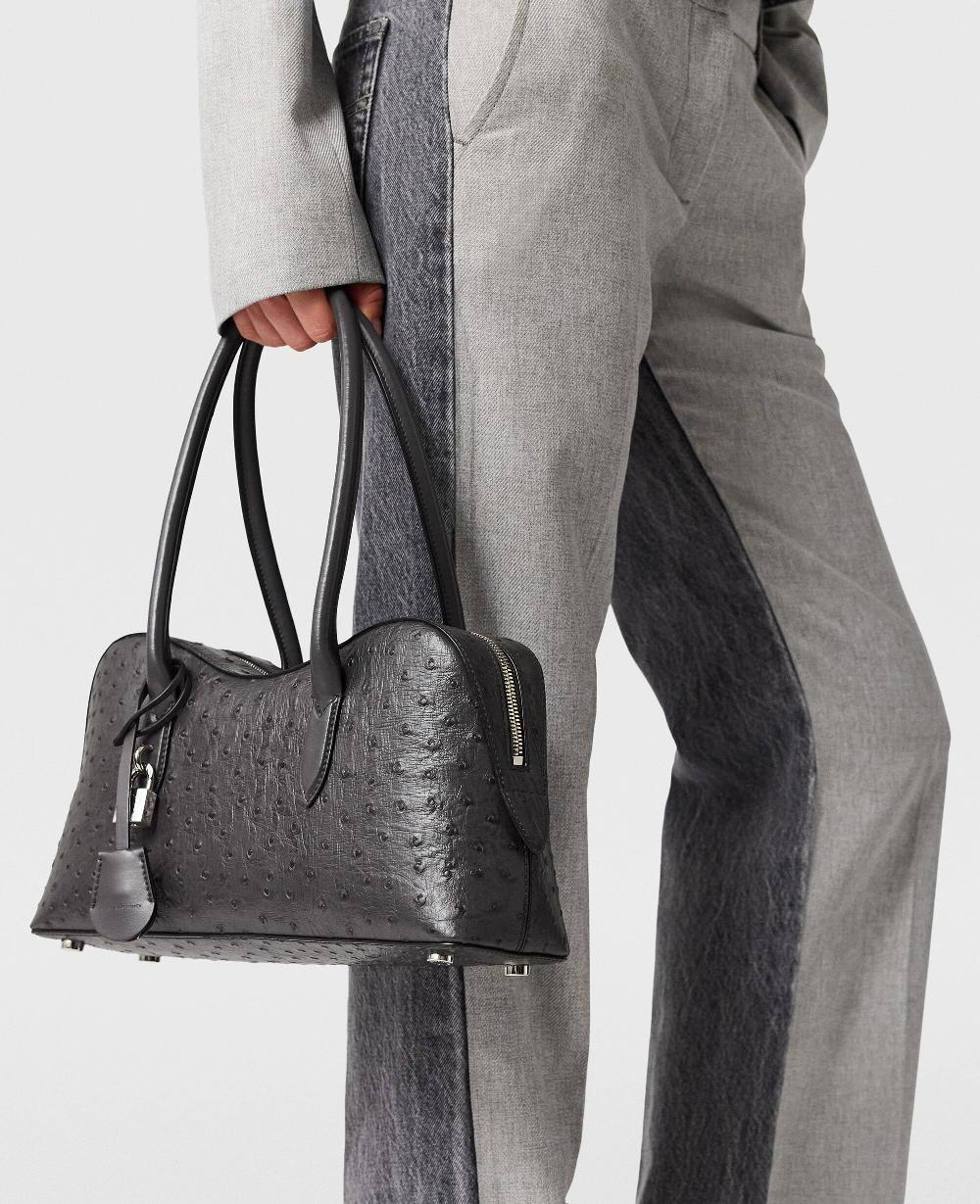 Stella Ryder Ostrich Shoulder Bag