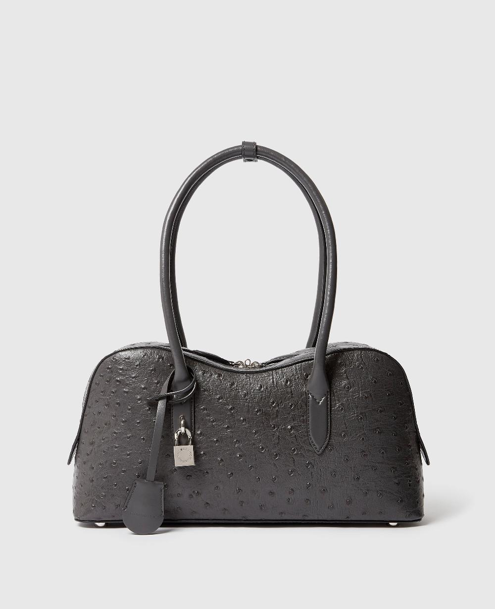 stella Ryder Ostrich Shoulder Bag