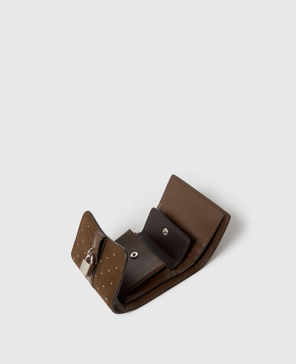 Stella Ryder Studded Tri-Fold Wallet