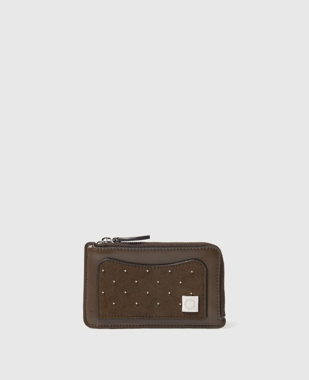 stella Ryder Studded Zip Cardholder