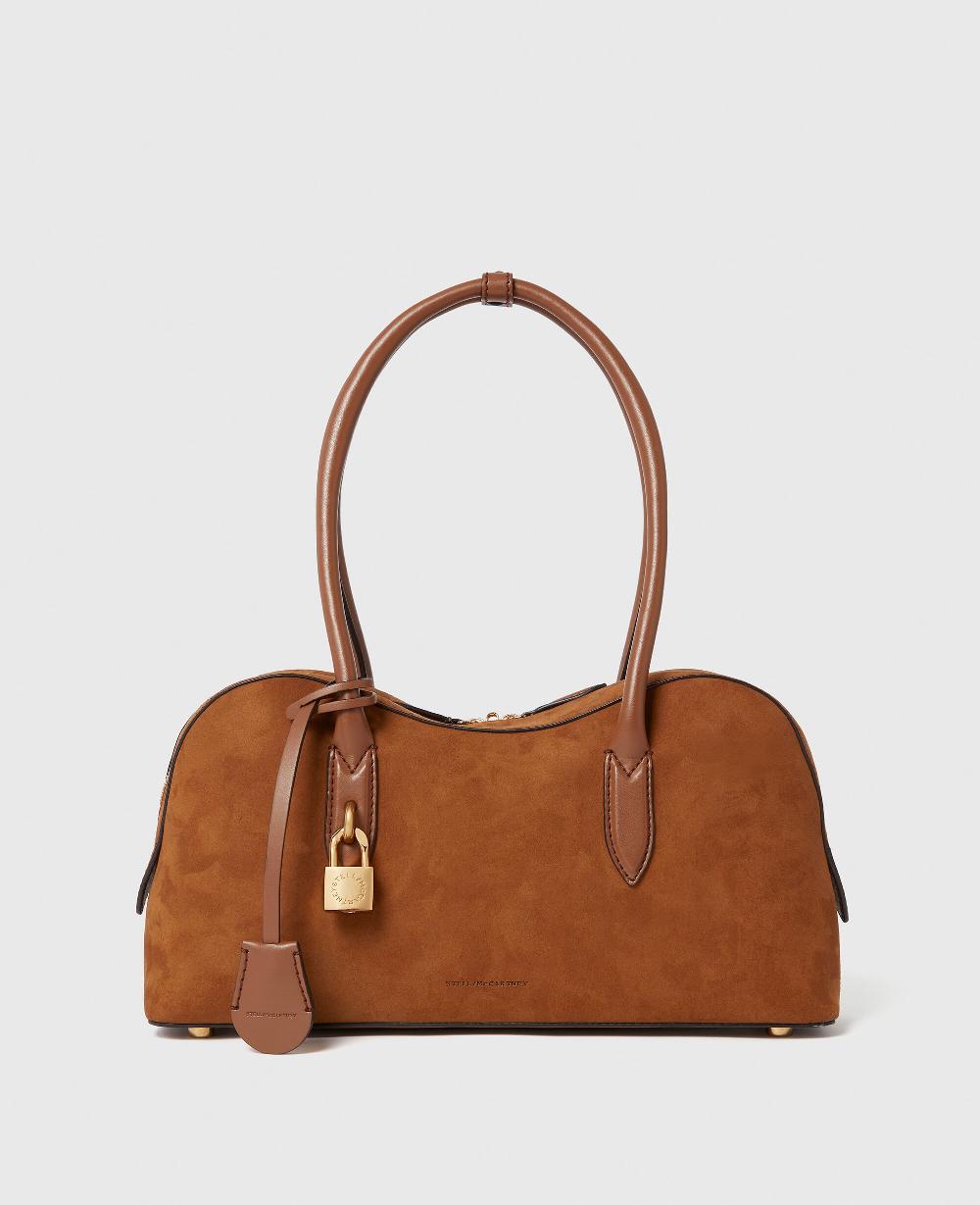 stella Ryder Suede Shoulder Bag