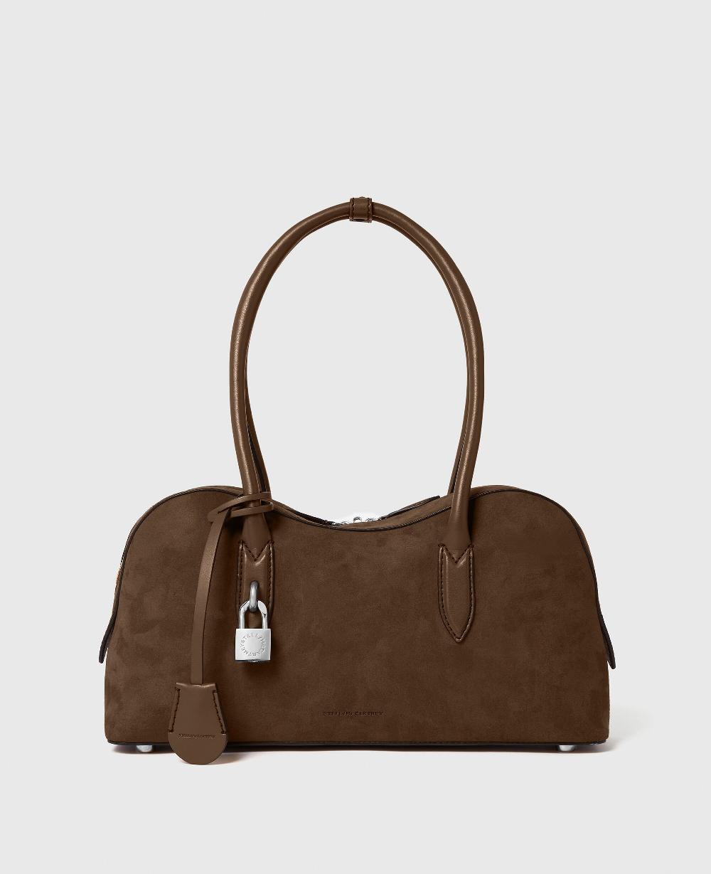stella Ryder Suede Shoulder Bag