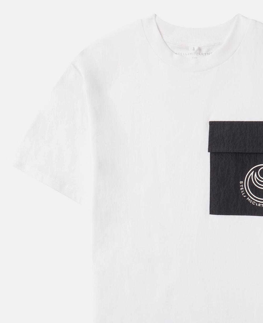 Stella S-Wave Logo Motif T-Shirt