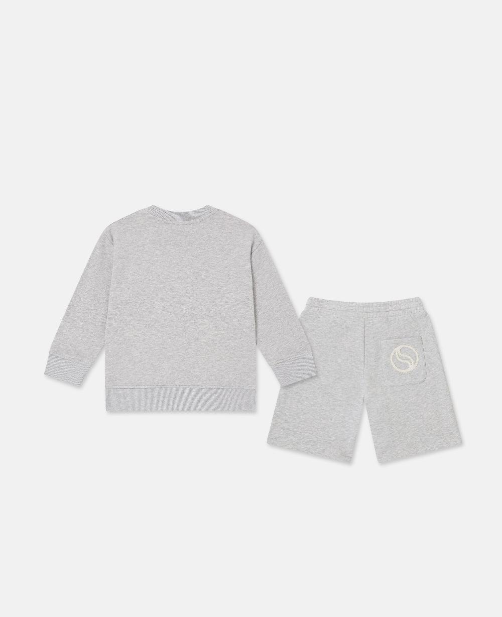 Stella S-Wave Logo Sweatshirt And Sweatpants Set