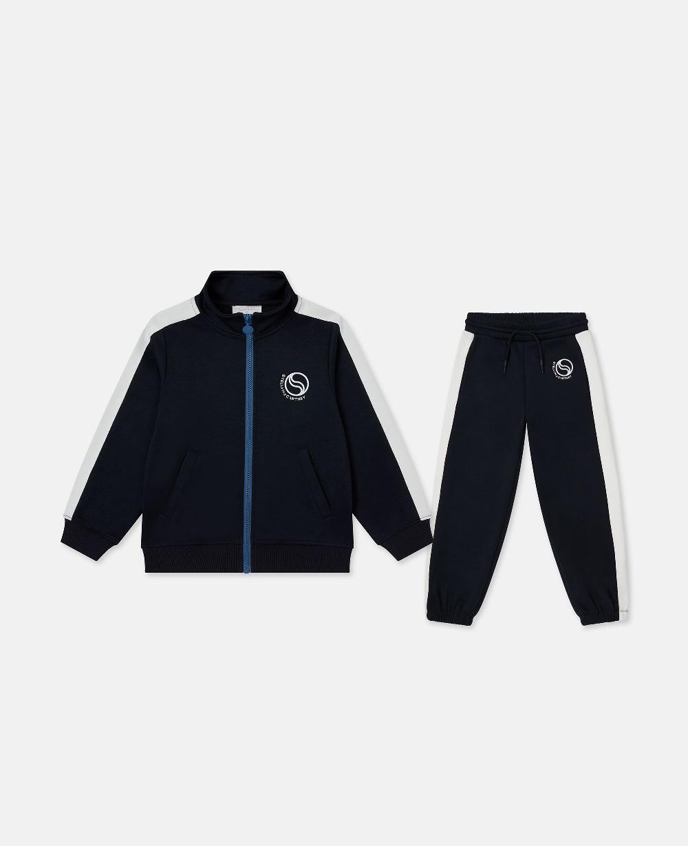 stella S-Wave Logo Sweatshirt And Sweatpants Set