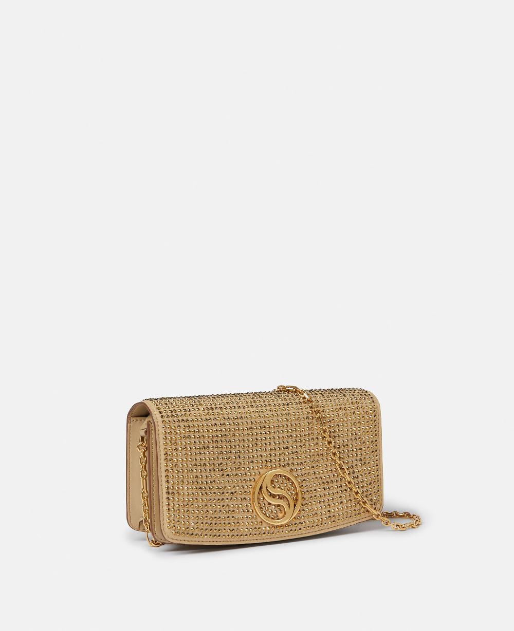 Stella S-Wave Sequinned Wallet On Strap
