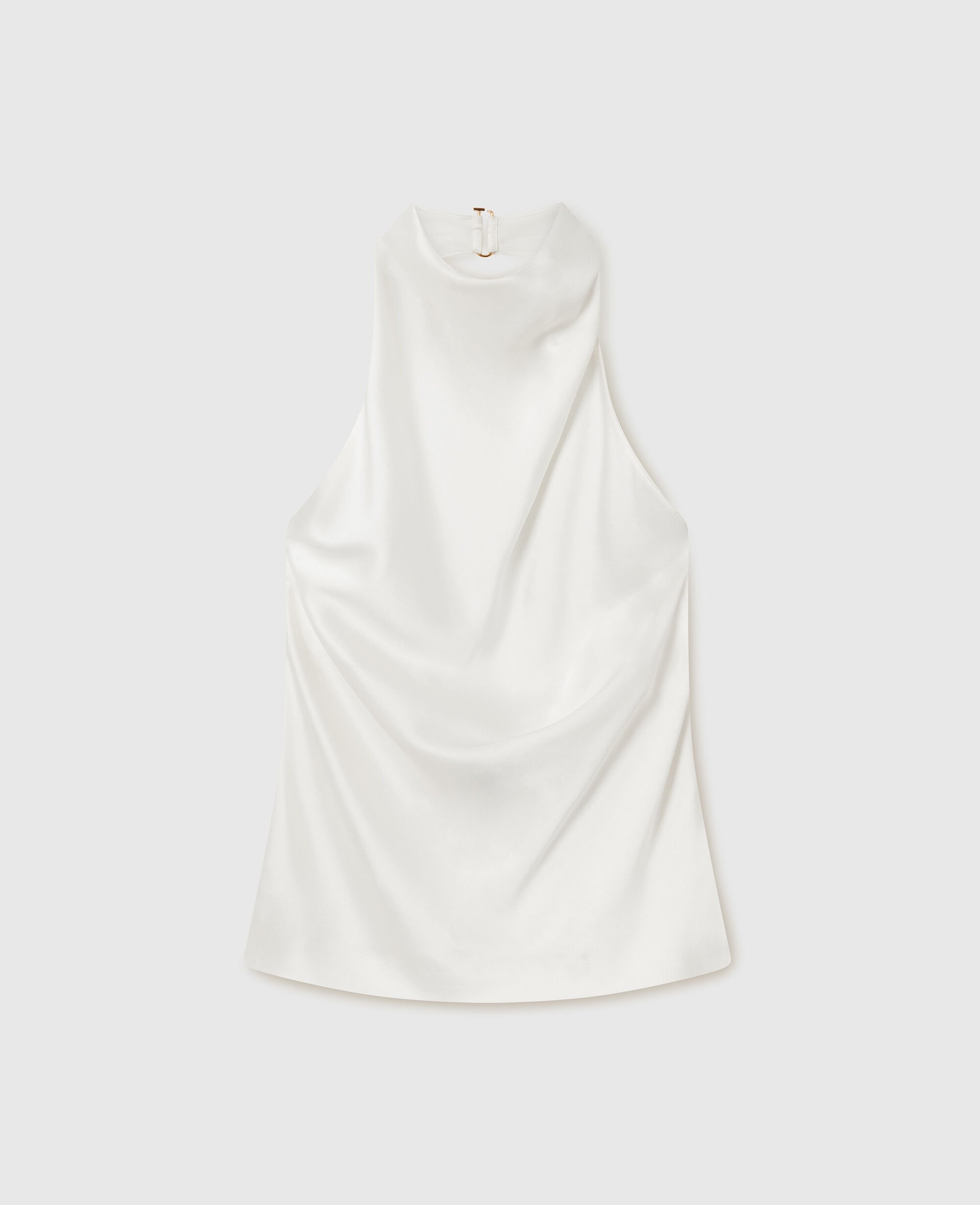 stella Satin halterneck Top