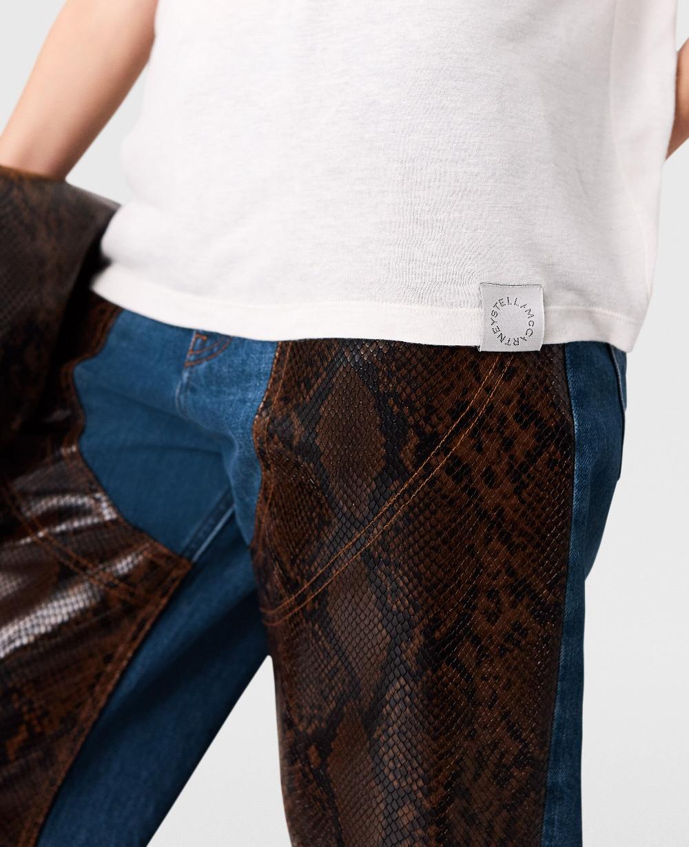 Stella Semi-Sheer Knit Crewneck T-Shirt