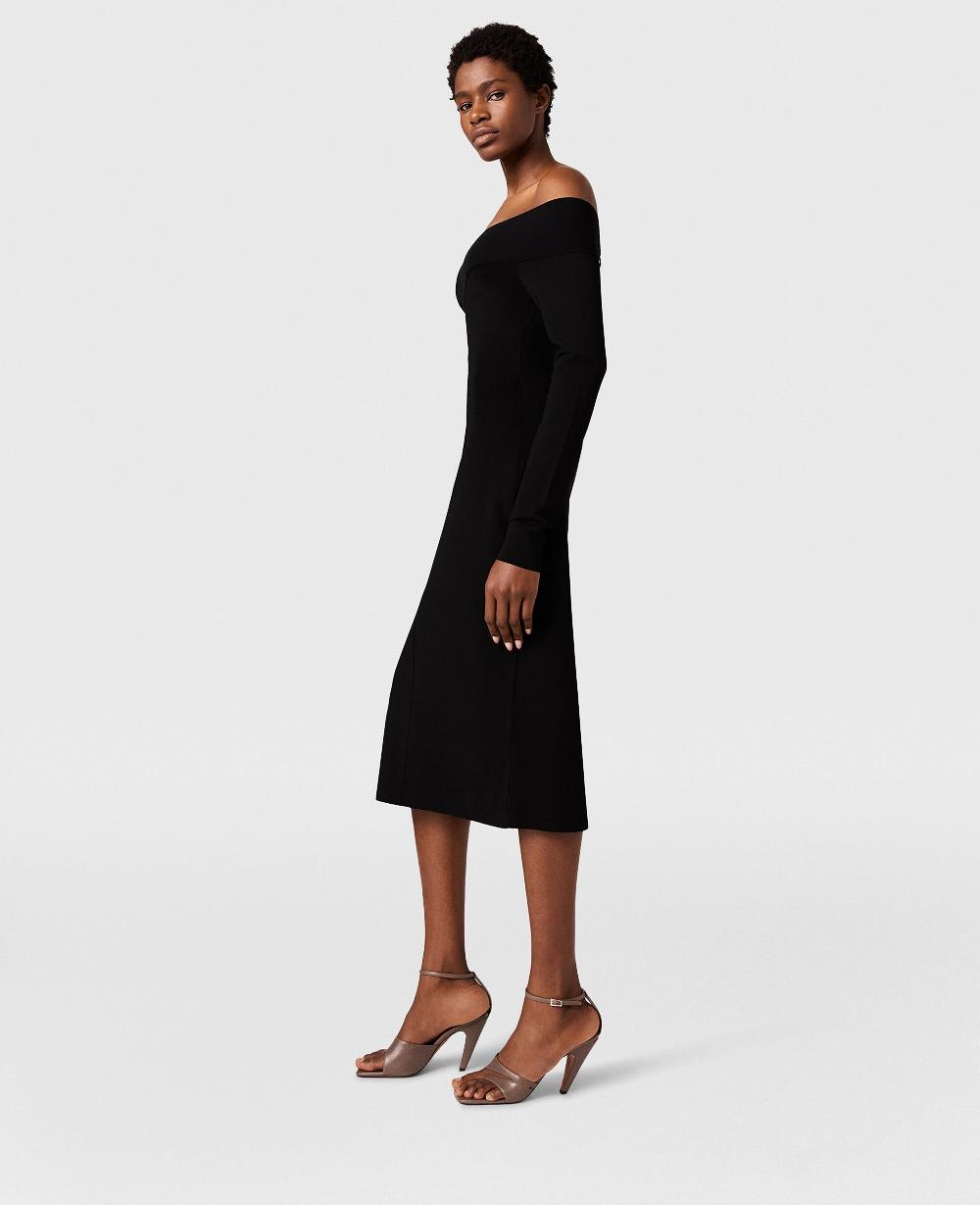 Stella Sheer Long Sleeve Mesh Midi Dress