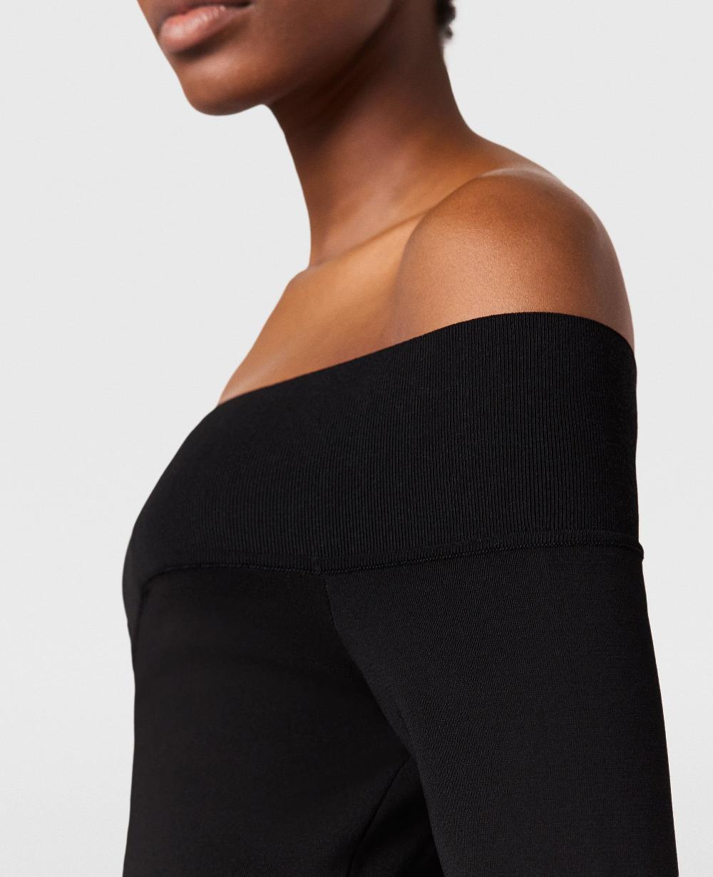 Stella Sheer Long Sleeve Mesh Midi Dress