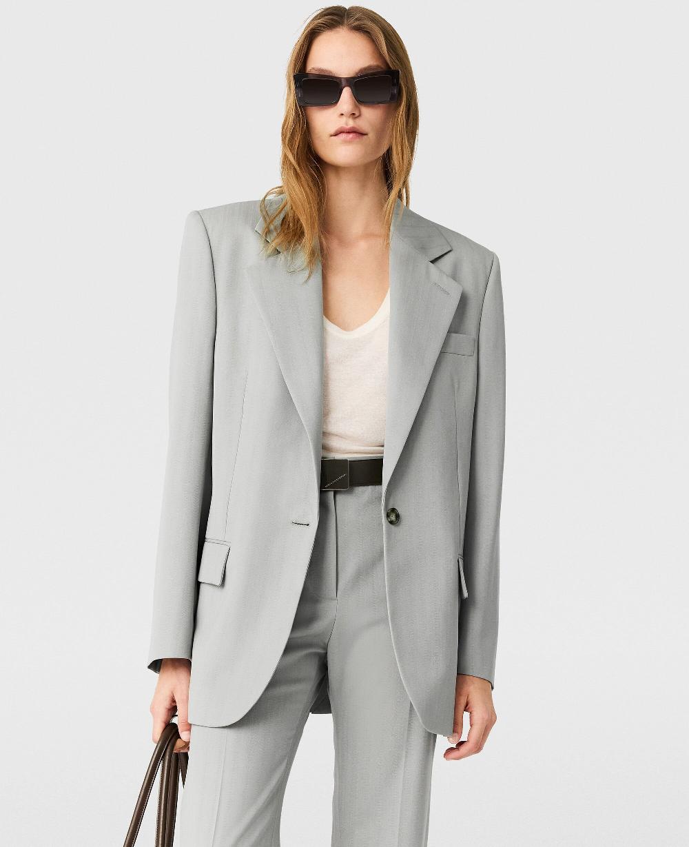 Stella Single-Breasted Boyfriend Blazer