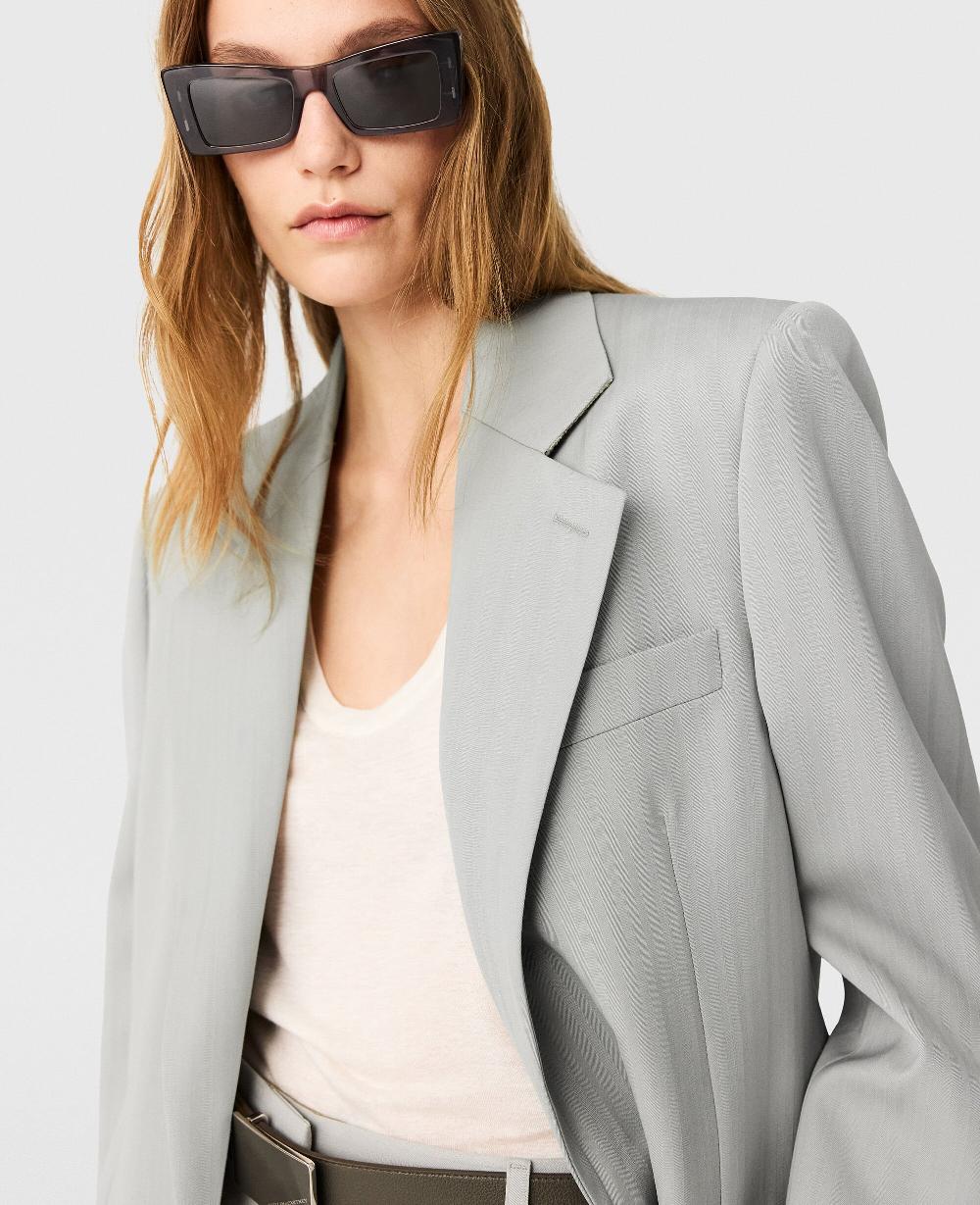 Stella Single-Breasted Boyfriend Blazer