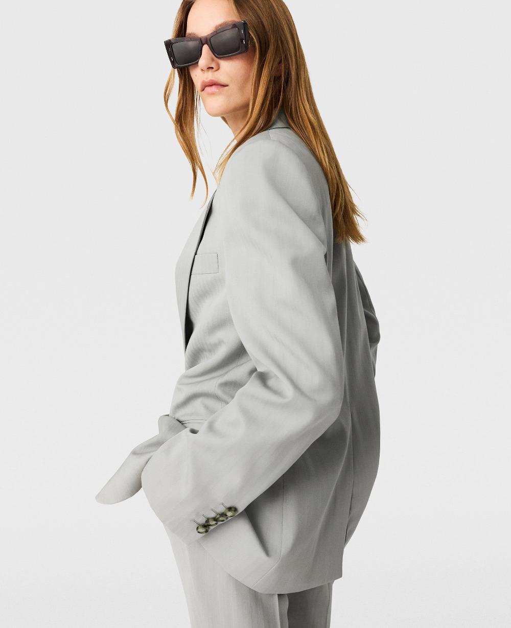 Stella Single-Breasted Boyfriend Blazer