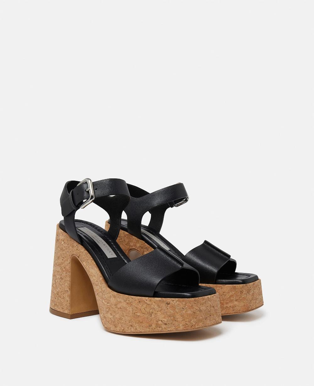 Stella Skyla Buckled Platform Sandals