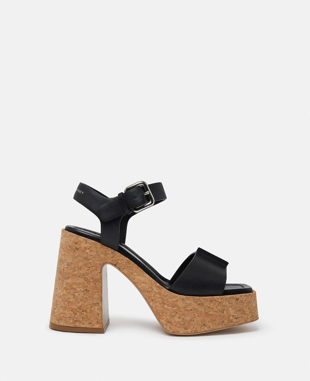 stella Skyla Buckled Platform Sandals