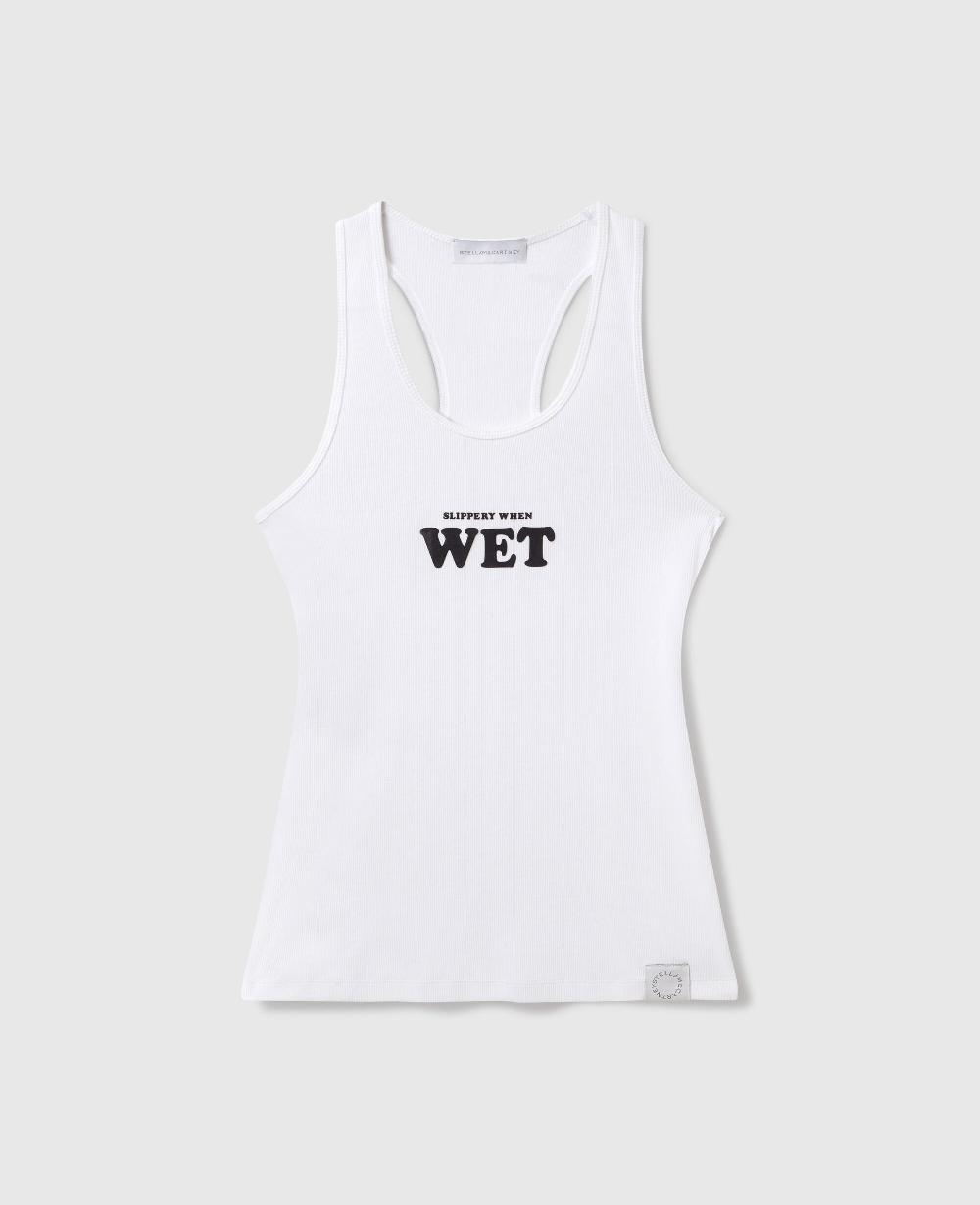 stella Slippery When Wet Racerback Tank Top