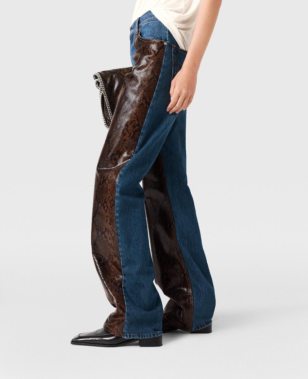 Stella Snake Panel Chaps Denim Jeans