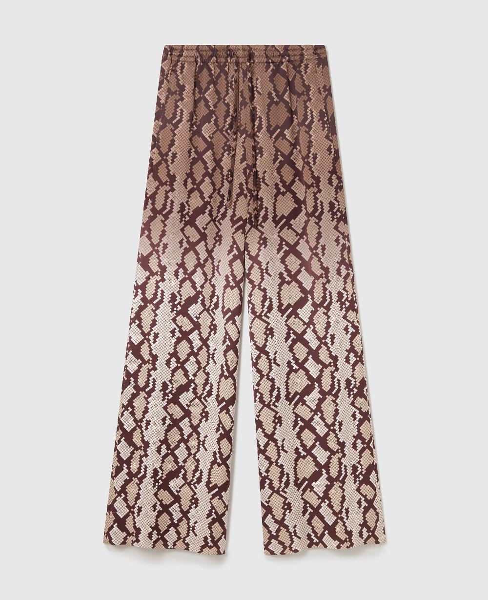 stella Snake Print Oversized Drawstring Pants