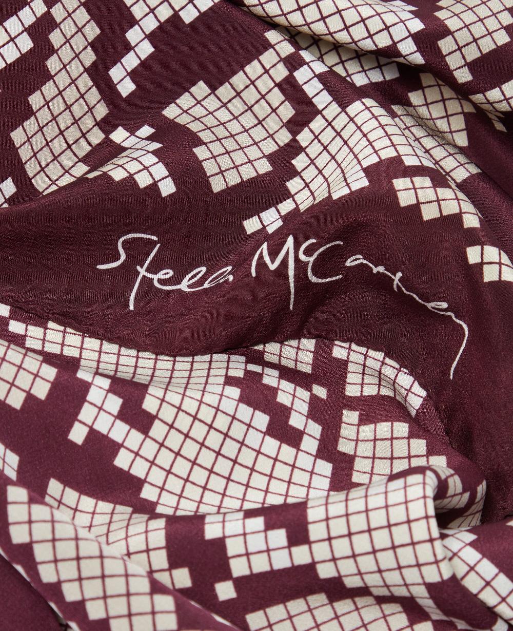 Stella Snake Print Square Scarf