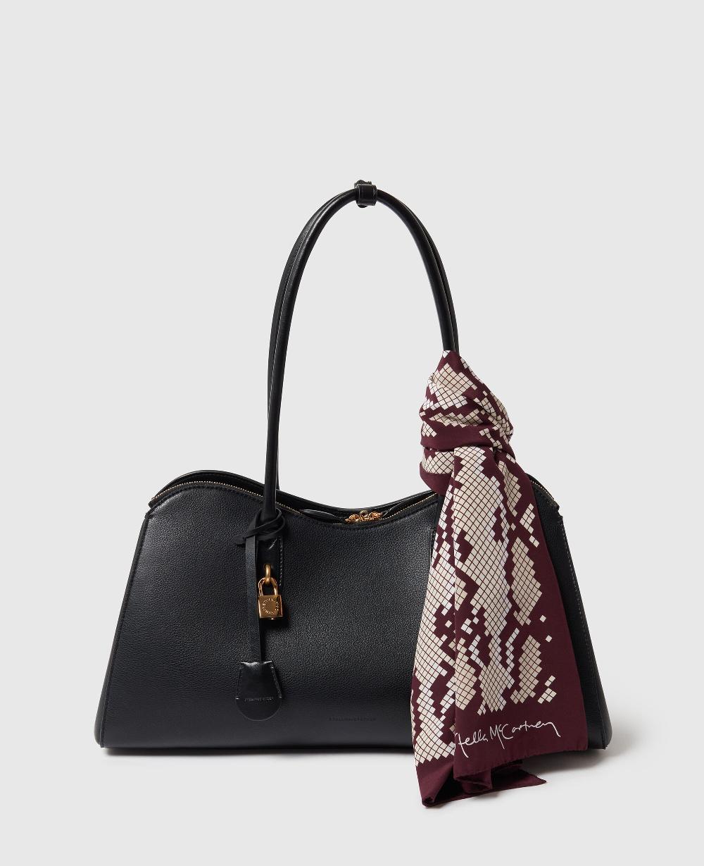 Stella Snake Print Square Scarf