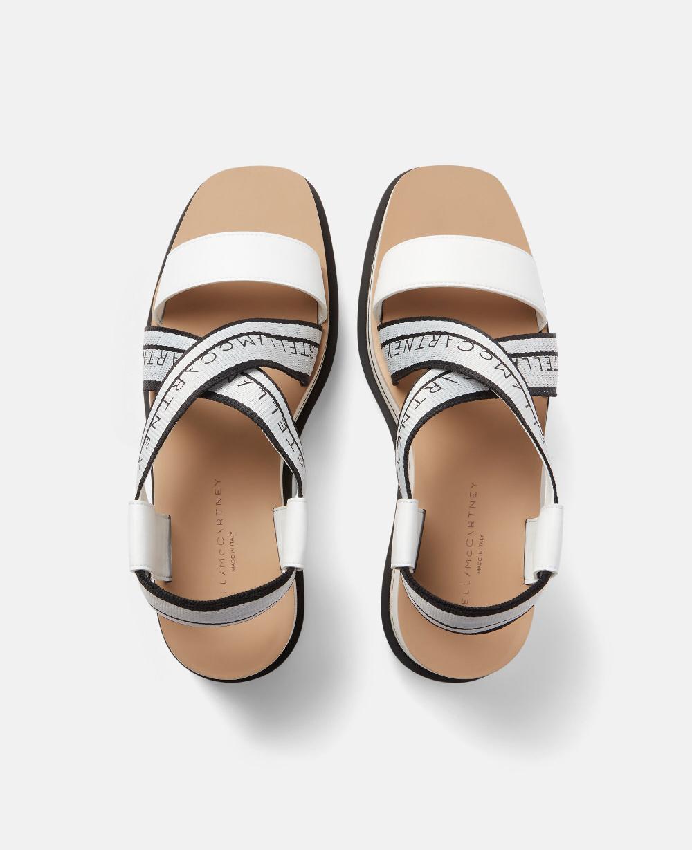 Stella Sneak-Elyse Striped Platform Sandals
