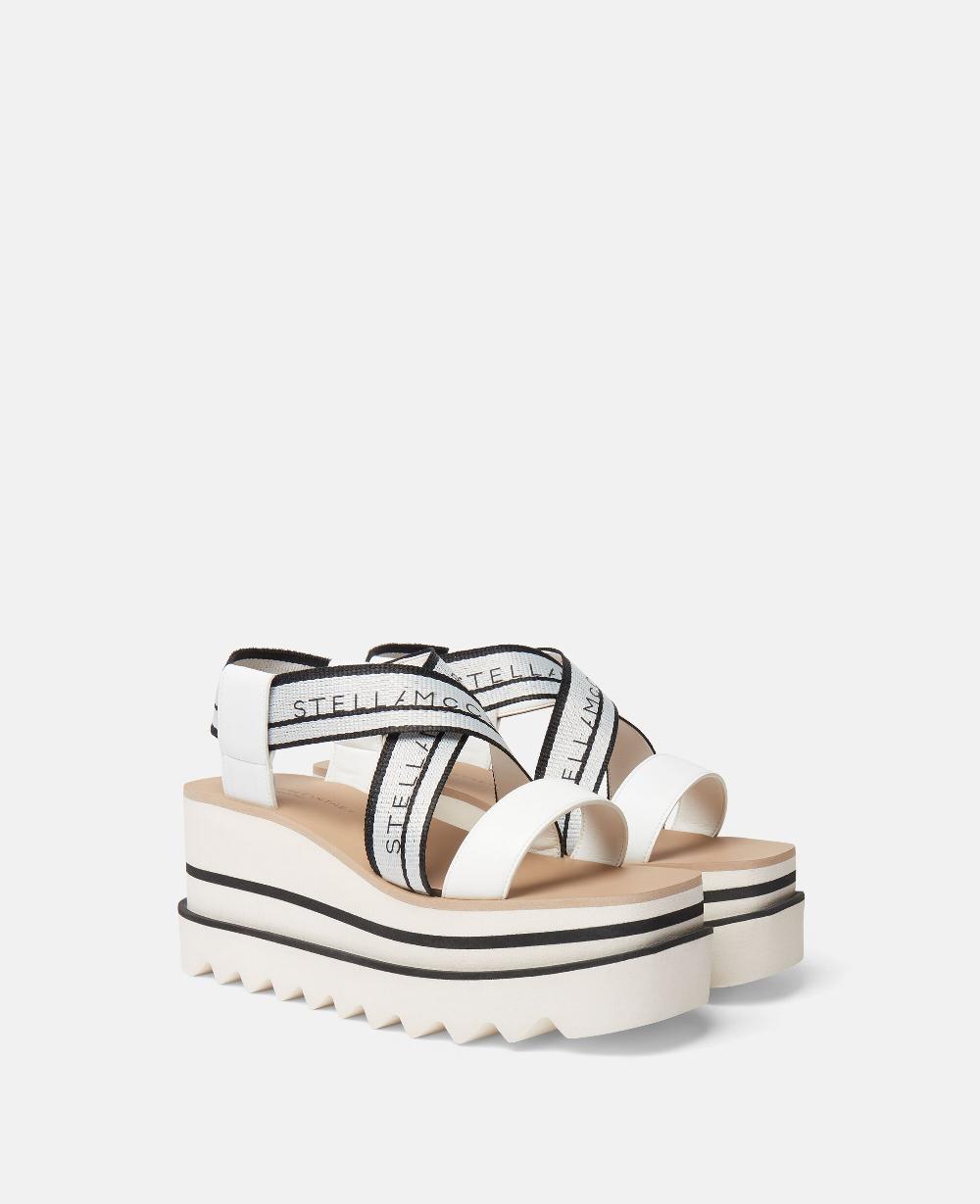 Stella Sneak-Elyse Striped Platform Sandals
