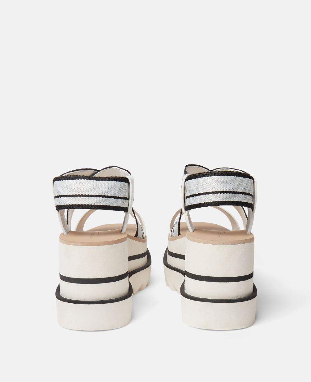 Stella Sneak-Elyse Striped Platform Sandals