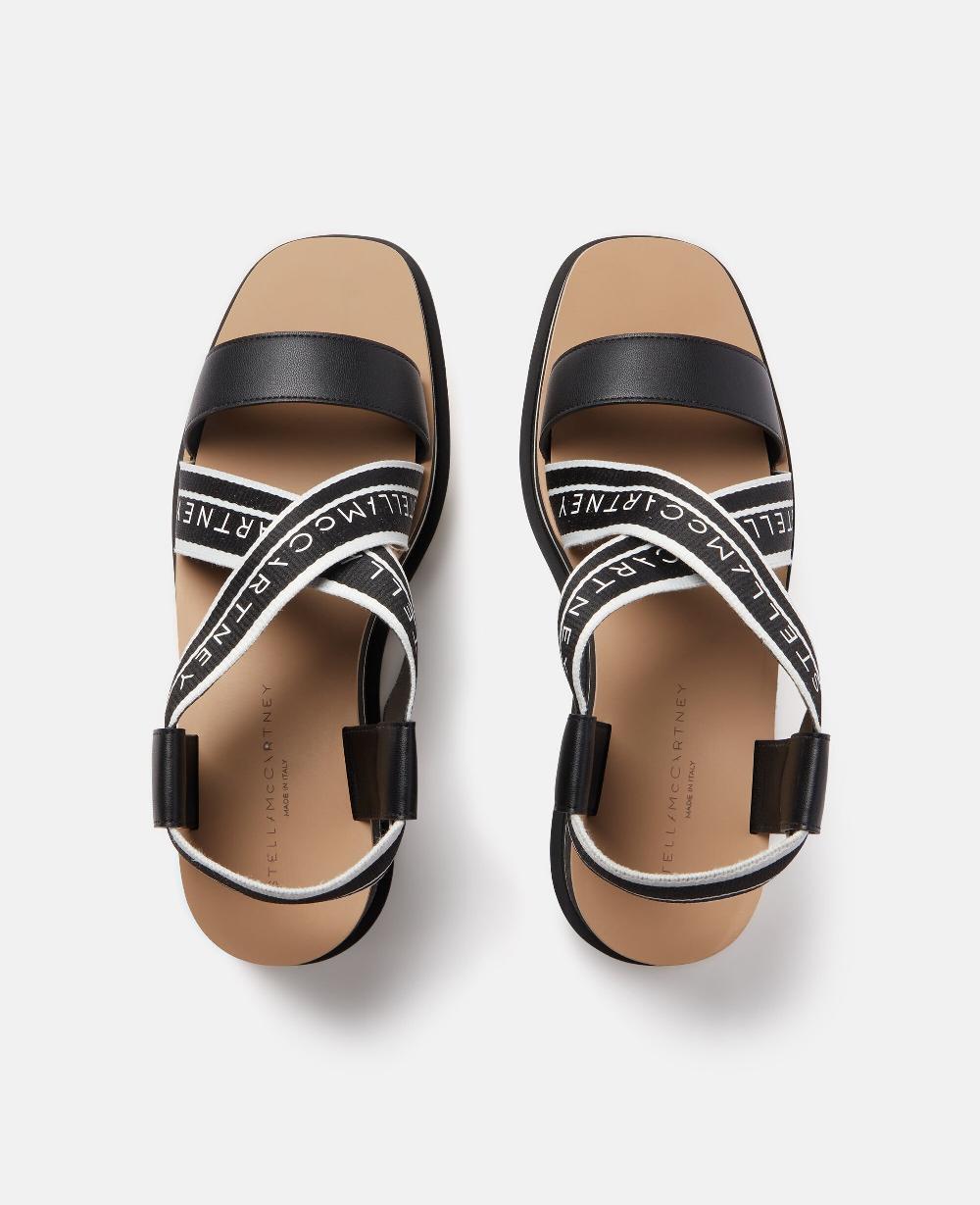 Stella Sneak-Elyse Striped Platform Sandals