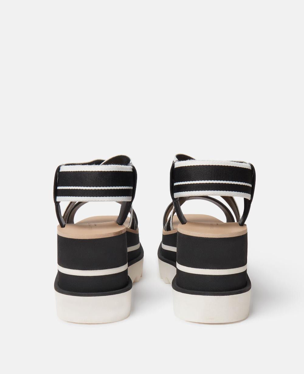 Stella Sneak-Elyse Striped Platform Sandals