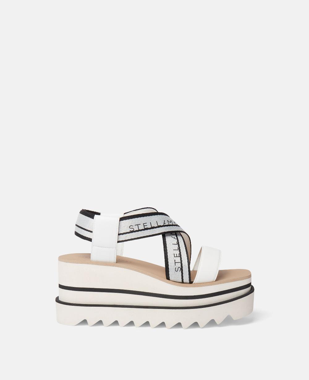 stella Sneak-Elyse Striped Platform Sandals